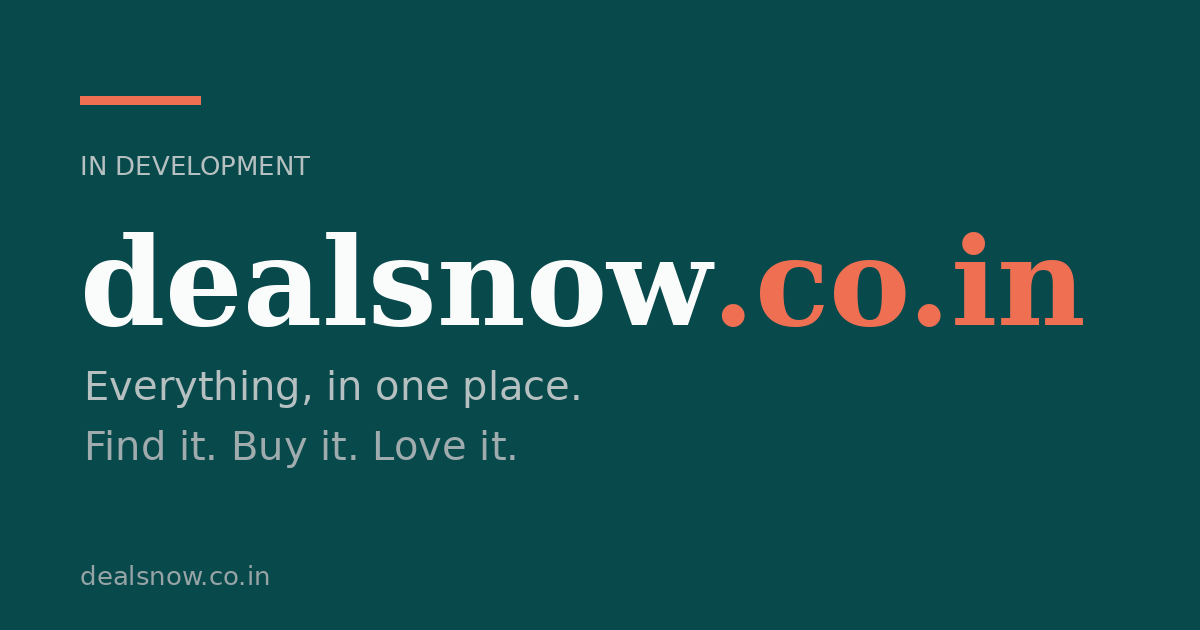 Link preview image for dealsnow.co.in